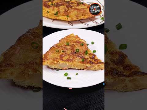 How to make a potato and onion omelet #cooking #recipe