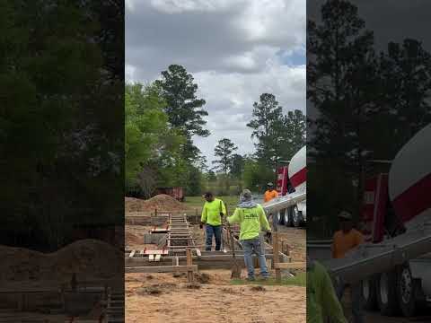 Preparing foundation for shipping container house. #throwback