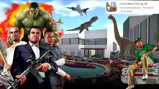 Finally🥳Gta 5 + Iron Man+ Toy Car All Secret  Cheat Code 😁Indian Bikes Driving 3d New Update