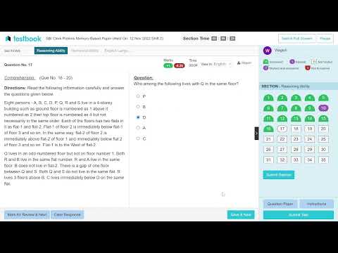 Testbook 📝l live mock test l %tile 91%+😊 l previous year question l #sbiclerk l #howtoattemptpaper