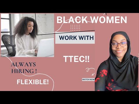 Black Women, work with TTEC and Earn with Ease!