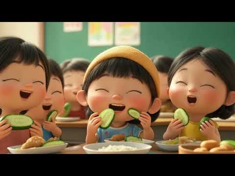 "The Vegetable Song 🌽🎵 Meet the Veggies!"|Kids/Toddlers Song | Learn Veggie Names with Music |Anime|