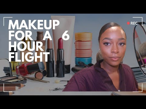Makeup Tutorial: GRWM for a 6 hour flight