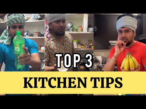 Top 3 Kitchen Hacks You’ll Wish You Knew Earlier! 🍌🥥💧