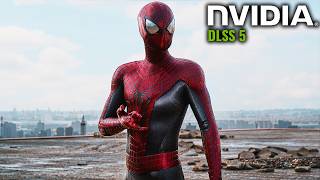 Optimized DLSS 5 (2x) TASM 2 Suit on Spider-Man 2 - Free Roam Gameplay
