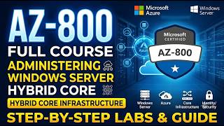 AZ-800 Complete Course | Windows Server Administration | Class 01 | Introduction