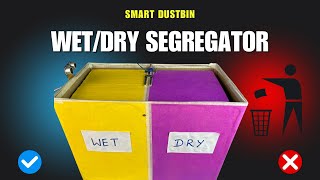 Wet and dry waste segregator Project using Arduino #arduino #arduinoproject #smartdustbin