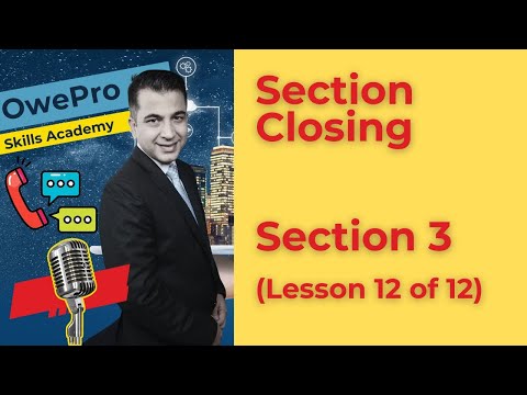 Section Closing: Section 3 (Lesson 12 of 12)