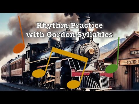 Rhythm Practice with Gordon Syllables - Quarter Notes and Two Eighth Notes