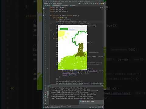 I made my own Paint using Java | Swing GUI App