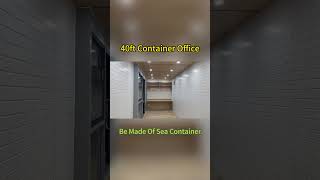 40ft shipping container office #containerhome #interiordesign #home #construction