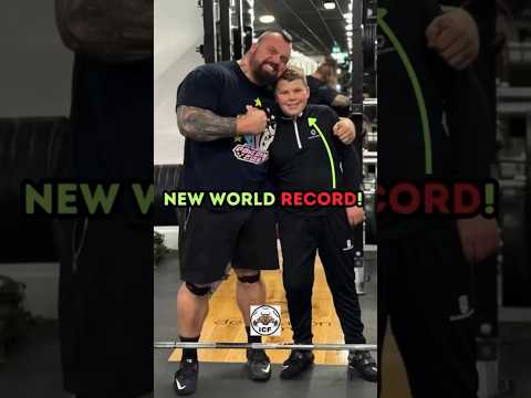 Eddie Hall's Son BREAKS Deadlift World Record! | #shrots