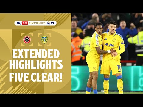 TOP TWO BATTLE! | Sheffield United v Leeds United extended highlights