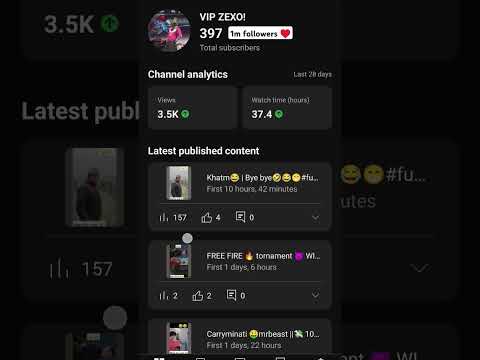 1M FOLLOWERS ♥️❤️😍❤️😃😀👆#youtube #1million #viralvideo #shorts