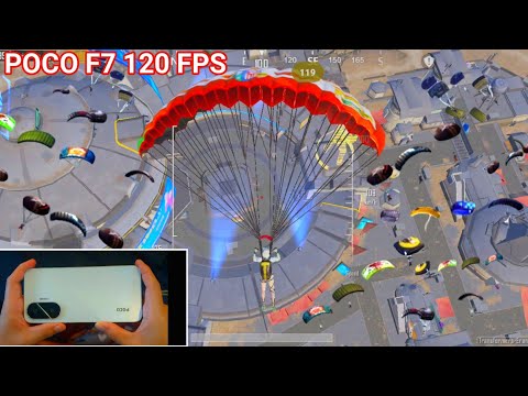 POCO F7 120 FPS   PUBG |BGMI TEST  WITH  FPS METER + HANDCAM 