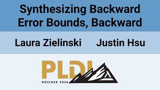 [PLDI'26] Synthesizing Backward Error Bounds, Backward