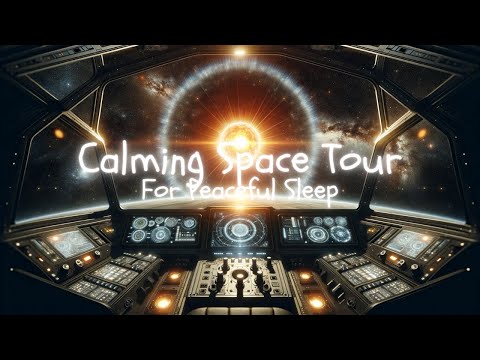 Calming Space Tour For Relaxed Sleep | Best Videos For Sleep Meditation