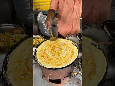 Satisfied Dosa | Masala Dosa | Morning Breakfast #streetfood #humanstreetfood #shorts
