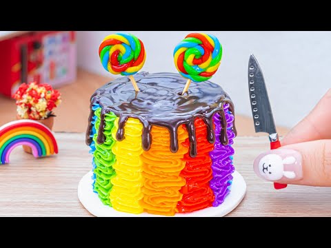 Amazing CHOCOLATE MIXED SPRINKLES STUFFED MINI CAKE | 1000+ Mini Cake Comlipaltion | Petite Baker