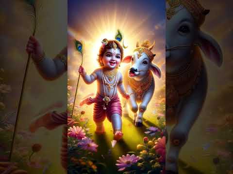 chhoti chhoti gaiya #krishna #radha #krishnastatus positive vibes