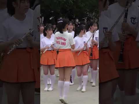 京都橘高校吹奏楽部本番前③博多どんたく2023 Kyoto Tachibana Hakata