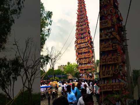 Doddanagamangala Chariot🇮🇳 | Huskur Jatre 2025 Grand Ratha Yatra🚩 #Doddanagamangala #HuskurJatre2025