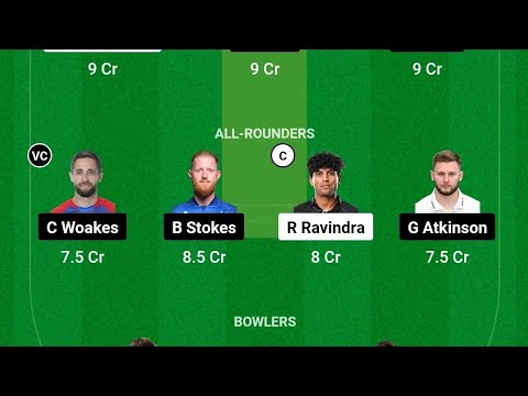 NZ vs ENG 1st Test Dream11 Prediction | Today's Match | Fantasy Cricket Tips #Dream11 #cricket H2H