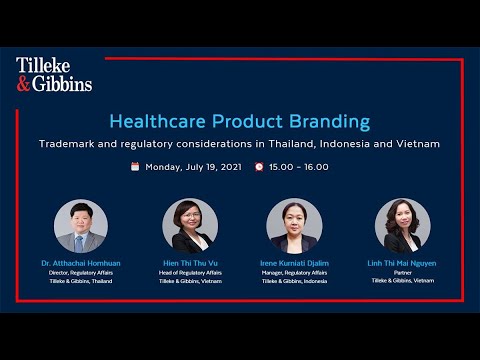 [EN] Healthcare Product Branding: Trademark and regulatory considerations in SEA