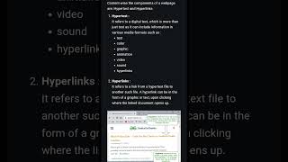 Hyperlink and Hypertext #hyperlink #hypertext #hyperlinks #trbcs #trbcsnotes #csnotes #pgtrbcs #note