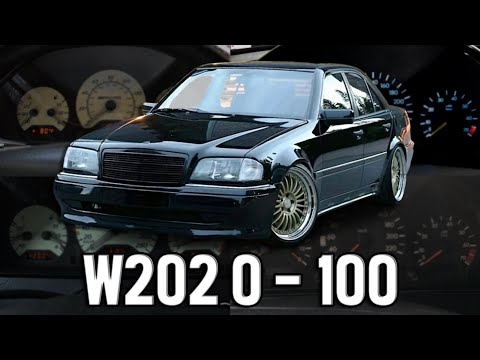 Mercedes C - class W202 (0-100 KM/H) (0-60 MPH) ACCELERATION BATTLE