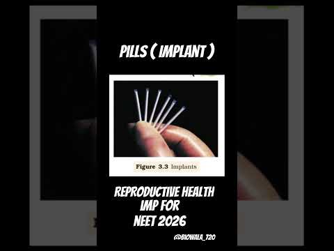 Reproductive Health- Implants #biology #science #ncert #neet #shorts #viral #trending #neetexam