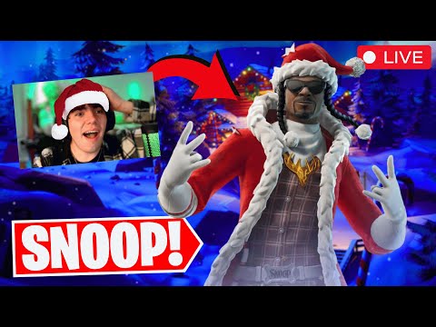 ❄️ *UNLOCKING* SANTA SNOOP EARLY! | #shorts #fortnite #epicpartner #winterfest