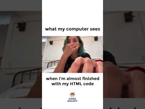 what my computer sees when I'm almost finished with my HTML code - Code Galaxy