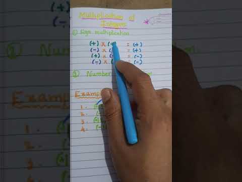 Multiplication of integers