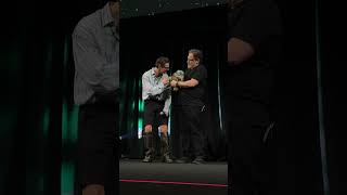 The Mandalorian’s Pedro Pascal reunites with Grogu | Star Wars Celebration Japan