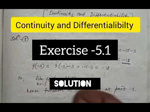 Chapter_5.1(Solution)-Continuity and Differentialibilty #class12#ncert