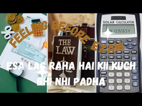 feeling before exam 😭😭"kahi mee fail hoo gae too"#cainterclasses#cainterjan25