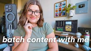 How I Batch Create a Week of Instagram Content
