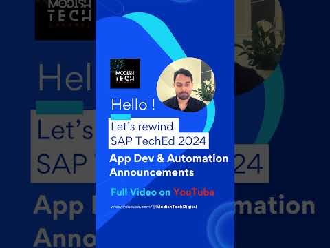 SAP TechEd 2024 - Rewind - Application Development and Automation (SAP BTP)