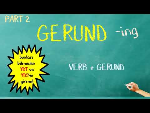 Gerund + Verb Part 2 M-Z                  #YKSDİL #YDT #YDS #GERUND #ENGLISH #GRAMMAR #İNGİLİZCE #41