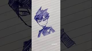 Tabito Karasu From Blue Lock ⚽ #ballpointpenart #animesketch