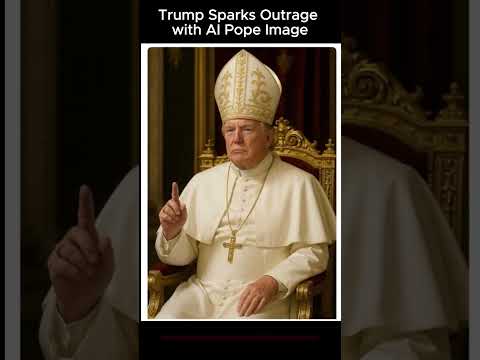Trump Sparks Outrage with AI Pope Image.