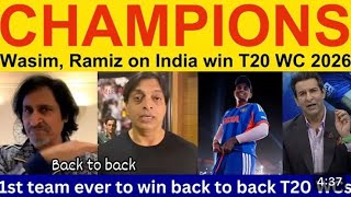 Tanveer Ahmed Shocked 😳| India Is The Best Team Of The World | India Beat Nz & Win Final 