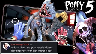 Poppy Playtime Chapter 5 for MOBILE and CONSOLES is really COMING and New Game CONFIRMED