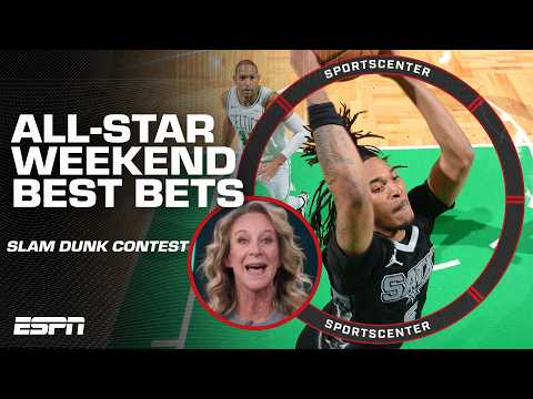 ALL-STAR WEEKEND BEST BETS 🤑 ROOKIE to win the Slam Dunk Contest? Stephon Castle at +550 👀 | SC