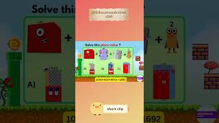 Numberblocks Math puzzle Quiz for Kids | Learn Addition #shorts #mathforkids #numberblocks