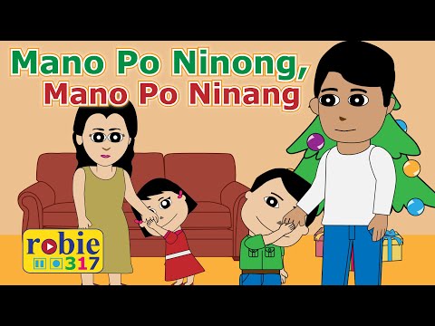 Mano Po Ninong, Mano Po Ninang (Filipino Christmas Song Animated)