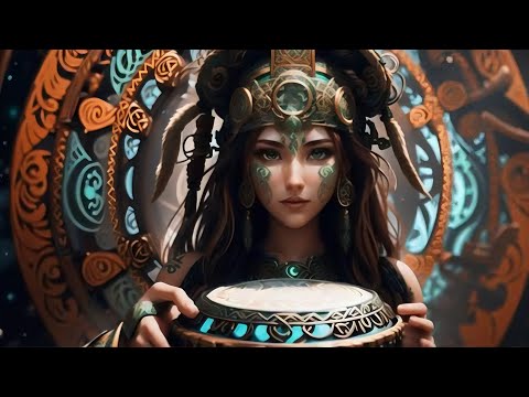 Shaman drum primal rhythm of the Amazon, transcendental drum for creation of abundance
