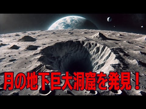 月の巨大地下洞窟を発見！