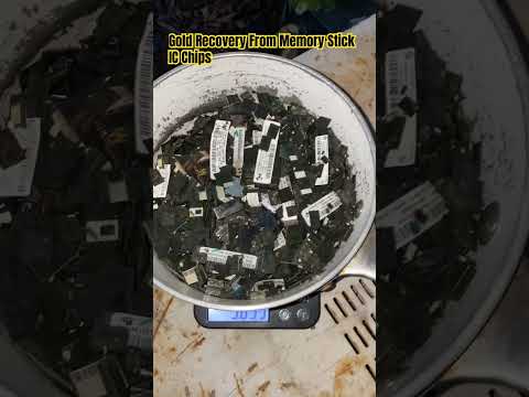 Gold Recovery from memory stick IC Chips